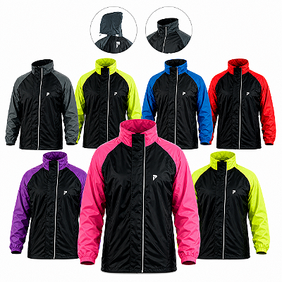 Conjunto Capa Chuva Motociclista Impermeável Nylon Forrado Bolso Interno Zíper Traveller P M G GG XG - Pioneira