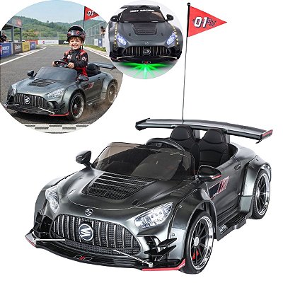 Carro Elétrico Drift Infantil 24v Controle Remoto Bateria Recarregável Luz Som Até 30kg Certificado Inmetro