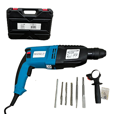 Martelete Rompedor Perfurador 960w 127v 5500 Impactos Concreto 26mm Para Demolição Parede Pedra Piso E Reforma