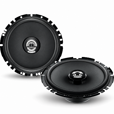 Par Alto Falante Hertz DCX 170.3 Coaxial 6,7 Polegadas 100W 4 Ohms Preto Automotivo para Som de Alta Qualidade