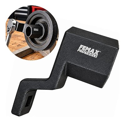 Ferramenta Trava Polia Virabrequim Motor Honda Soquete 19mm Encaixe 1/2 Aço Carbono Forjado Automotiva