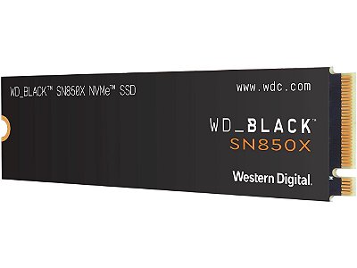 Memória SSD Gamer WD_BLACK SN850X, NVMe de 1TB, Gen4 PCIe