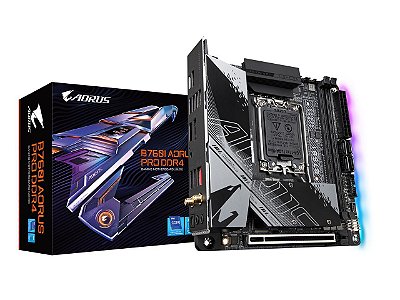 PLACA MAE GIGABYTE B550I AORUS PRO AX DDR4 USB3.2 M.2 WI-FI 6 ITX