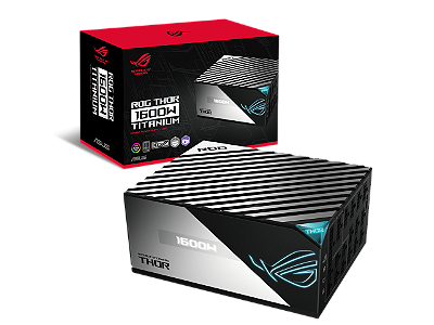 FONTE ASUS ROG THOR 1200W PLATINUM III ATX 3.1 OLED DISPLAY FULL