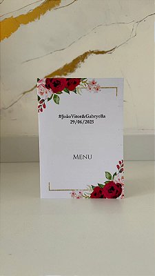 Menu personalizado - 30 unidades
