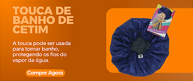 Touca de banho de cetim