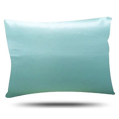 Fronha Cetim Anti Frizz Verde Água