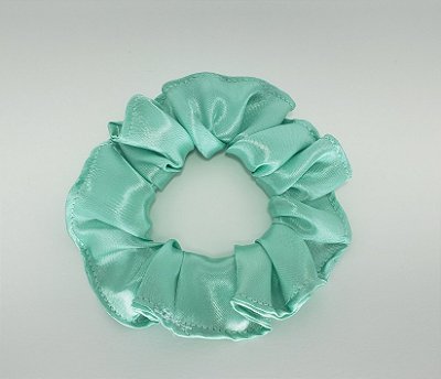 Xuxinha Cetim Anti Frizz Lisa Verde Água