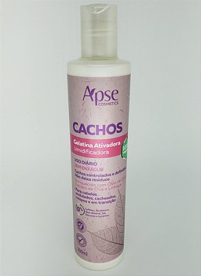 Gelatina Ativadora e Umidificadora Cachos 300ml Apse