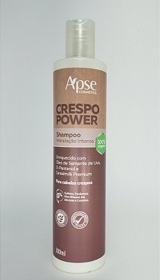 Shampoo Crespo Power Hidratação Intensa 300ml Apse