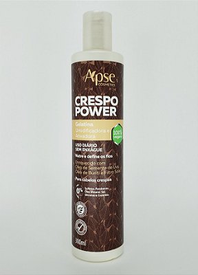 Gelatina Umidificadora e Ativadora Crespo Power 300ml - Apse