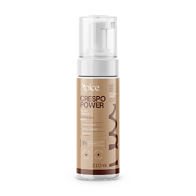 Mousse Hidratante Crespo Power 210 ml - Ação Condicionante - Ápice
