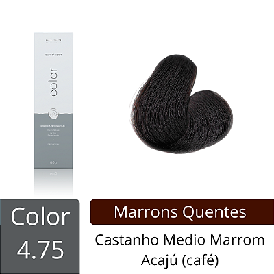 4.75 - Castanho Médio Marrom Acajú (Café) - 60g