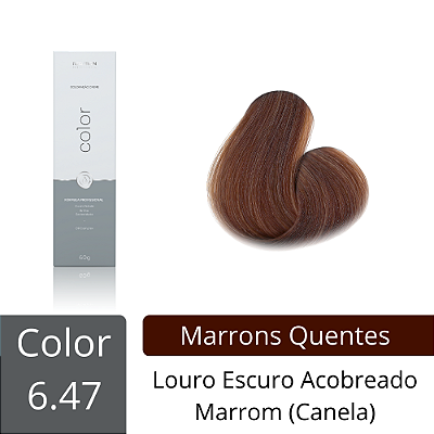 6.47 - Louro Escuro Acobreado Marrom (Canela) - 60g