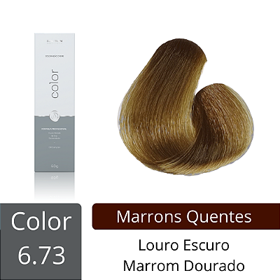 6.73 - Louro Escuro Marrom Dourado - 60g