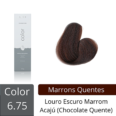 6.75 - Louro Escuro Marrom Acajú (Choc. Quente) - 60g
