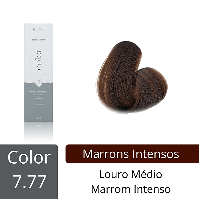 7.77 - Louro Médio Marrom Intenso - 60g