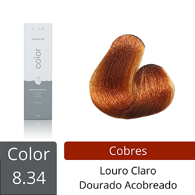 8.34 - Louro Claro Dourado Acobreado - 60g