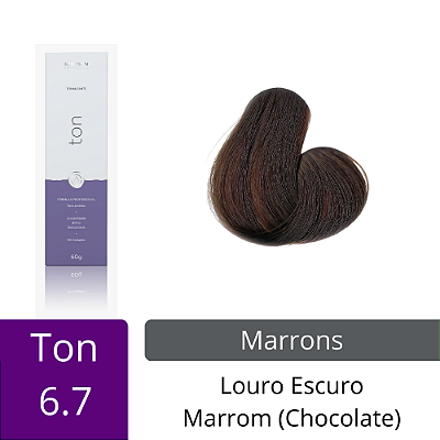 Ton - 6.7 - Louro Escuro Marrom (Chocolate) - 60g