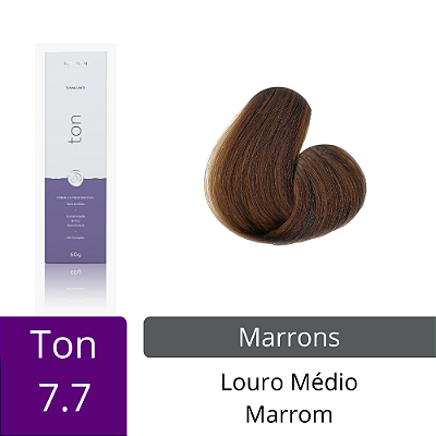 Ton - 7.7 - Louro Médio Marrom - 60g