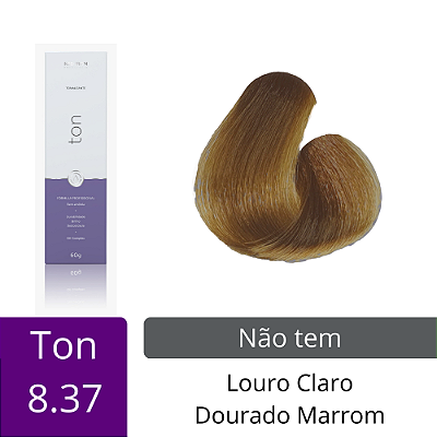 Ton - 8.37 - Louro Claro Dourado Marrom - 60g