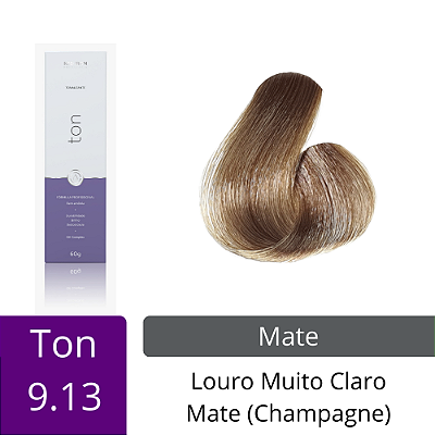 Ton - 9.13 - Louro Muito Claro Mate (Champagne) - 60g
