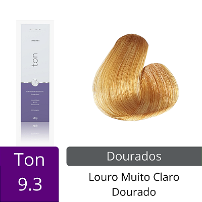 Ton - 9.3 - Louro Muito Claro Dourado - 60g