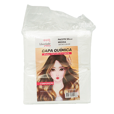 Capa química para tintura e corte 50un