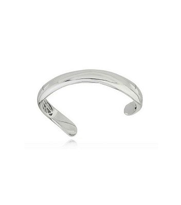 Bracelete Feminino Curve Ródio Branco
