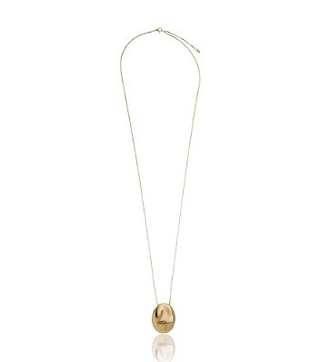 Colar Organic Longo 80cm Banho Ouro 18k