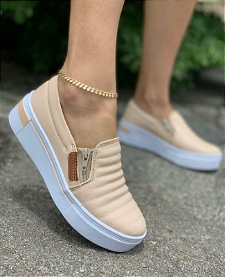 Tênis Yate Slip On Plataforma