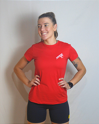 Camiseta DryFlex -  Feminina Vermelha