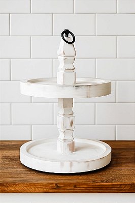 Bandeja Dupla Branca