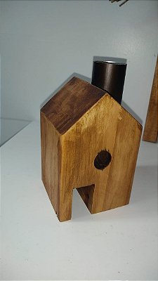 Casinha porta velas :)