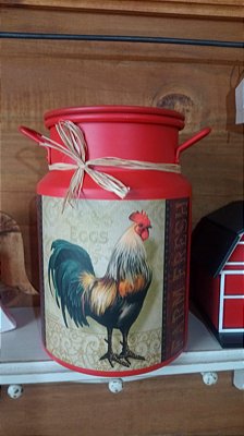Latão Galo 3 Litros - Vermelho