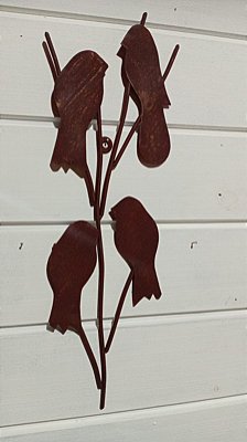 Adorno de Passarinhos em Ferro