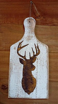 PLACA NATALINA CERVO