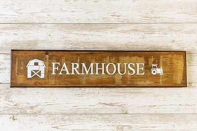Placa farmhouse demolição