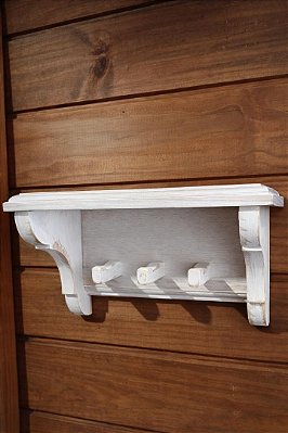 Prateleira Denver 30cm - Branco Desgastado