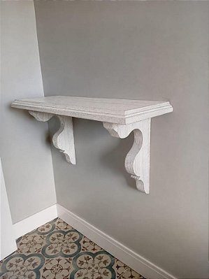 Aparador suspenso Farmhouse - Branco Desgastado