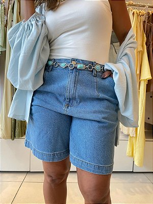 BERMUDA JEANS ALFAIATARIA