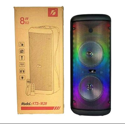 Caixa de som amplificada bluetooth 40w kts-1626