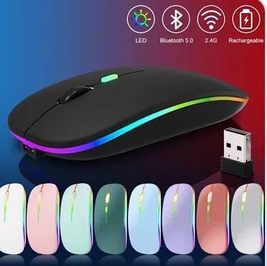 Mouse sem fio bluetooth wireless bluetooth recarregavel h'maston e-1300pro
