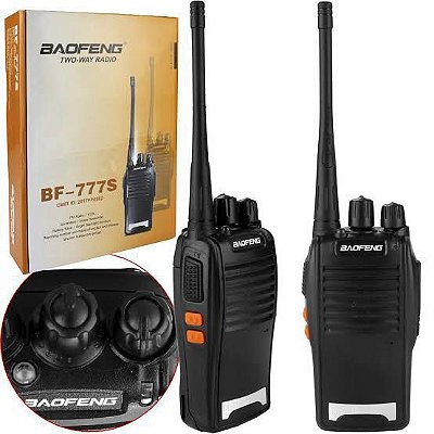Kit radio comunicador baofeng bf-777s
