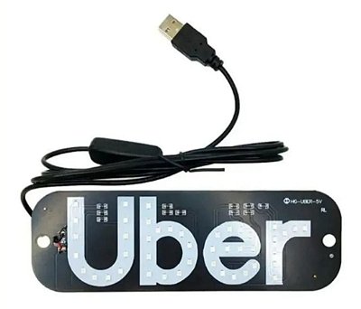 Placa uber led