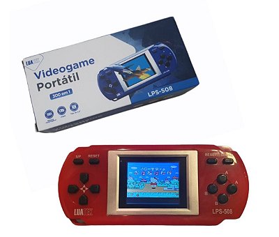 Video game portatil luatek 300 em 1 lps-508