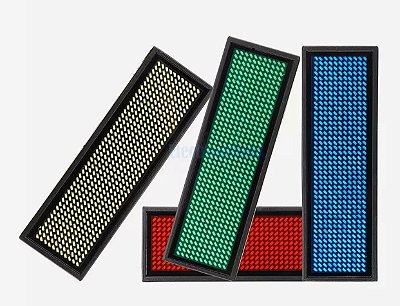 Led badge painel cracha