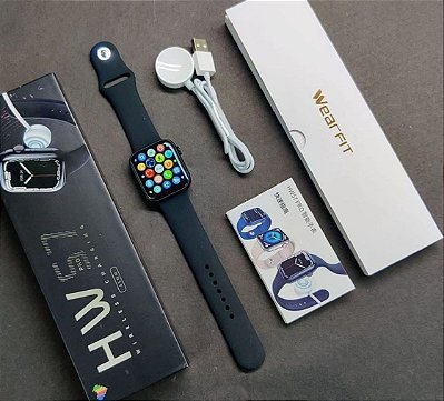Relogio smartwatch iwo hw57 cinza
