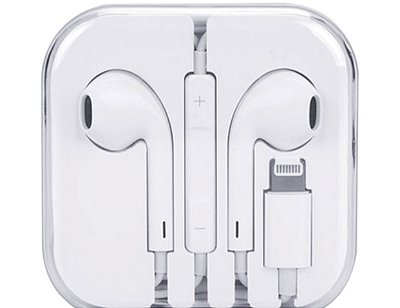 Fone de ouvido com fio iphone earpods lightning