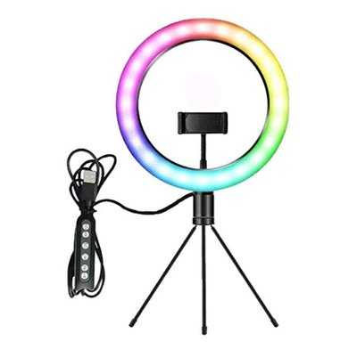 Ring light rgb de mesa 8'' rgb-08